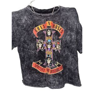Women's GnR Vintage GUNS N' ROSES Appetite For Destruction 1988 Tour Cut off mid